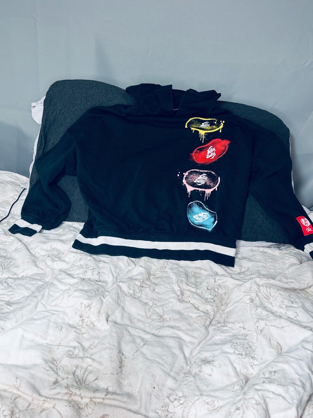 Girls' Justice x Jelly Belly Black Limited Edition Fleece Hoodie